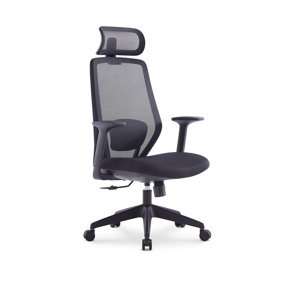 Office Chair with Headrest Mesh Computer Chair Comfortable High Quality Sponge Cushion BGY-1044