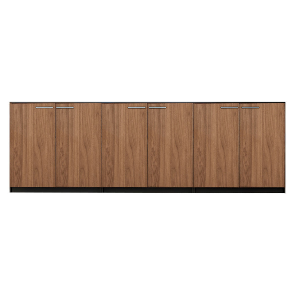 Office partition cabinet black and white storage cabinet WJG-1011