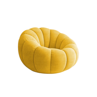 Cream Style Lazy Sofa Reclining Sleepy Pumpkin Sofa Chair BSF-2066