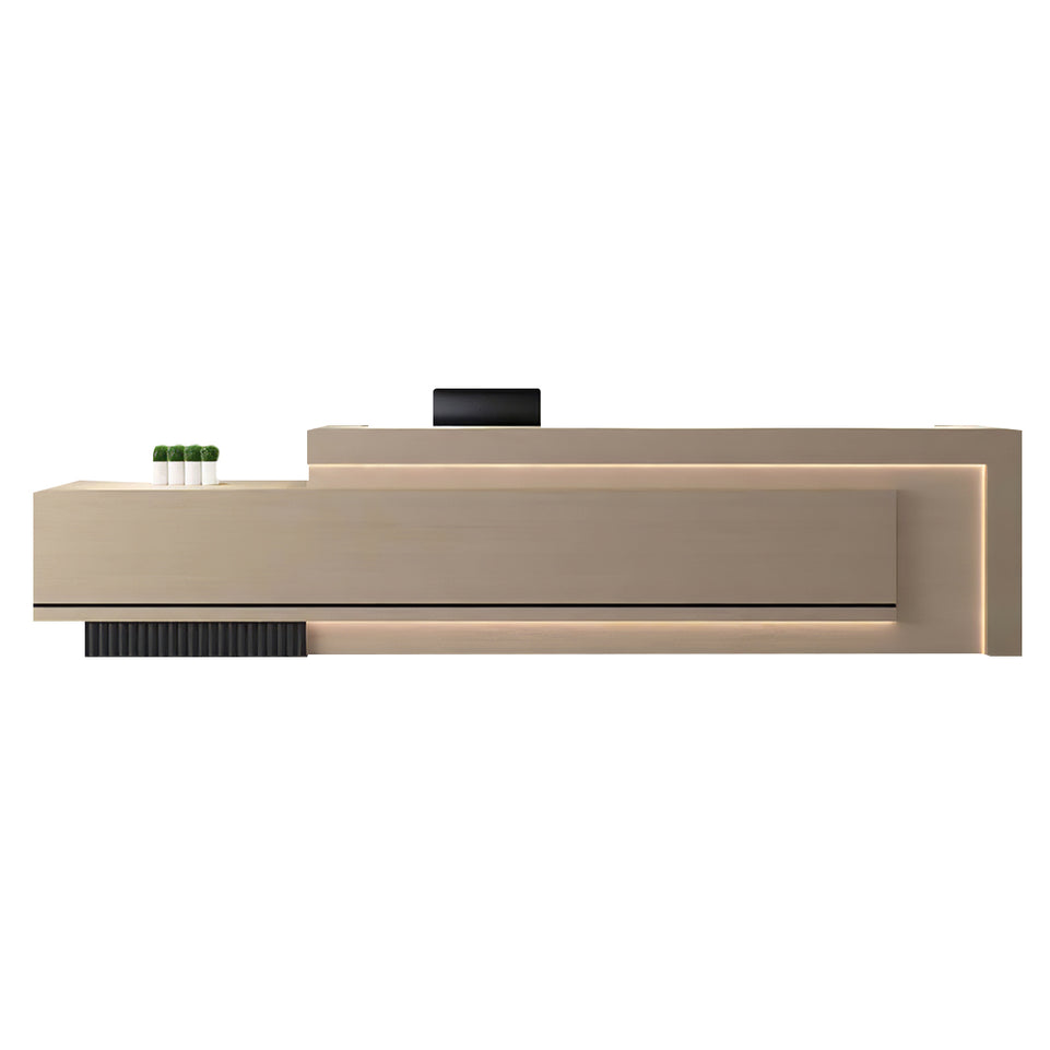 Minimalist Office Lobby Reception Desk with Lockable Storage JDT-2073