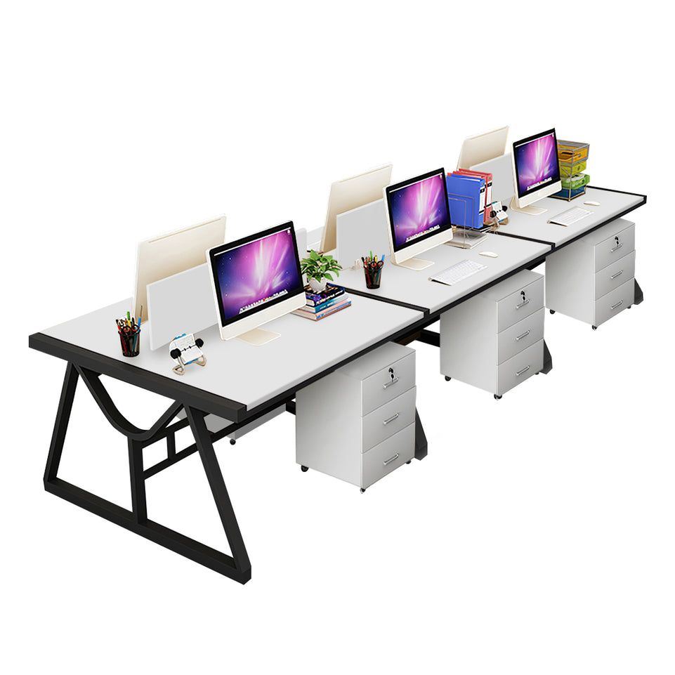 Minimalist Face-to-Face Office Desk with Mobile Storage Cabinet BGZ-2020