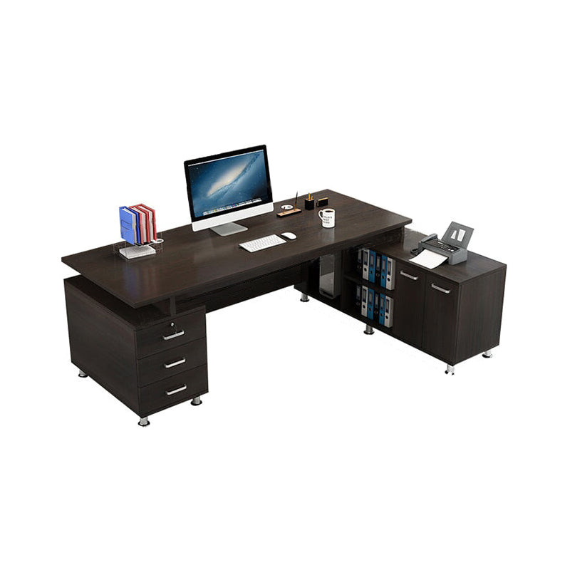 Minimalist and Modern Executive Desk and Chair Set for Single Occupancy LBZ-10145