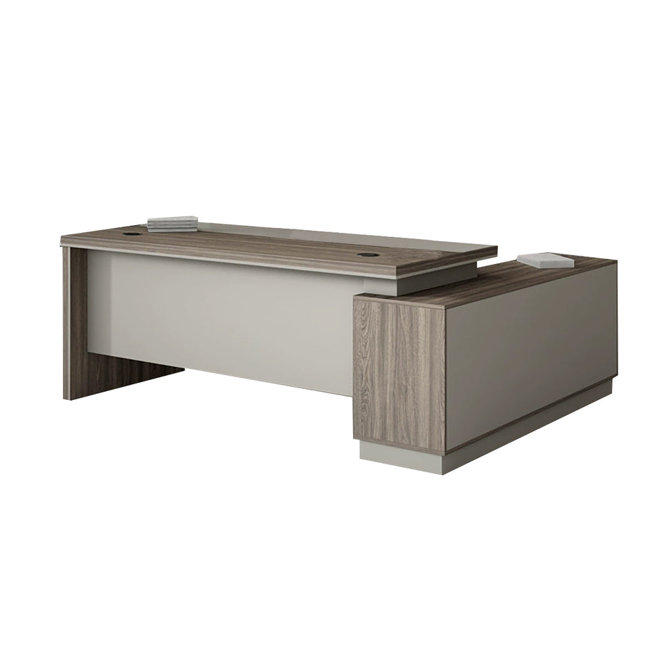 Boss Desk With Skirt Panel simple modern office furniture single table LBZ-10120