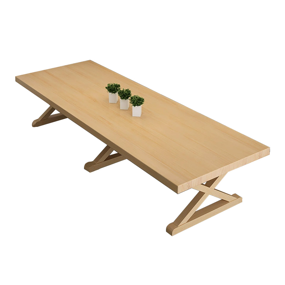 Nordic Simple Solid Wood Negotiation Conference Table and Chairs Rectangular Conference HYZ-10123