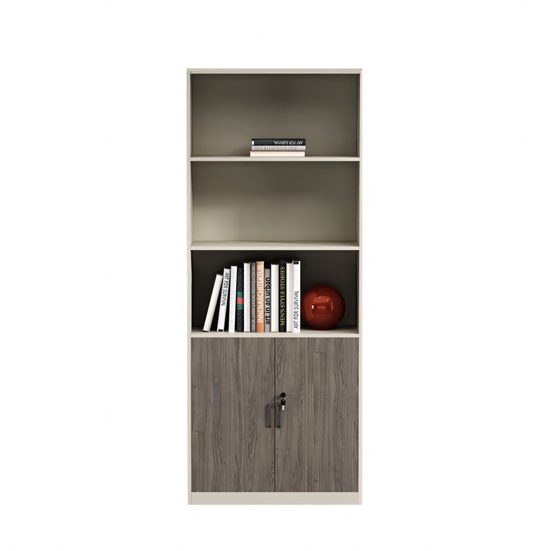 Simple Modern Walnut Office File Cabinets with Key Lock and Dividers CWG-K061