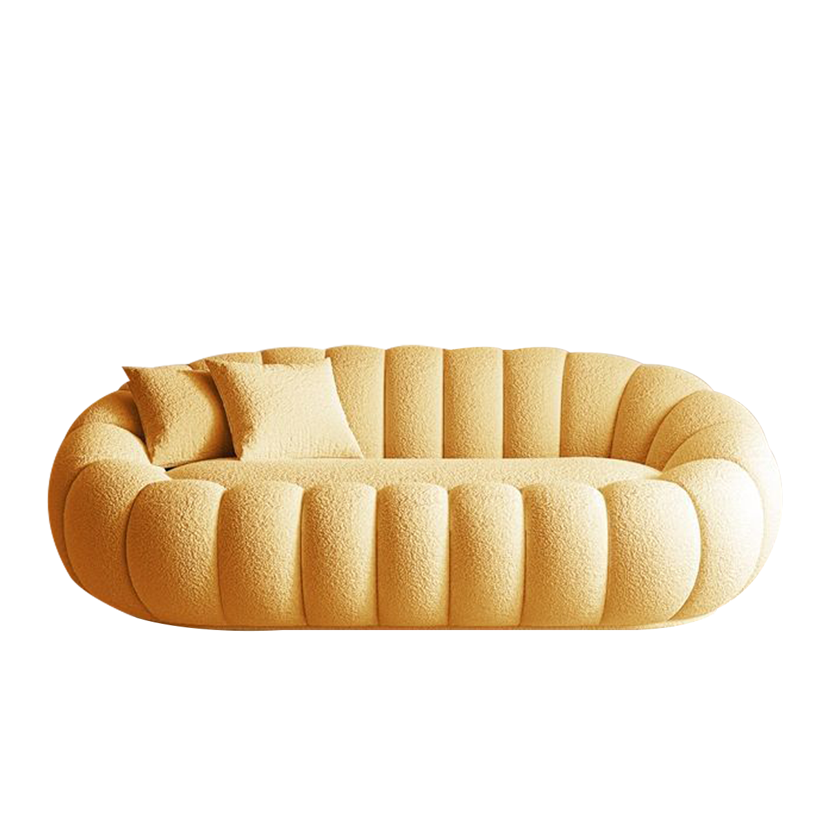 Cream Style Lazy Sofa Reclining Sleepy Pumpkin Sofa Chair BSF-2066