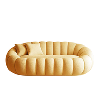 Cream Style Lazy Sofa Reclining Sleepy Pumpkin Sofa Chair BSF-2066
