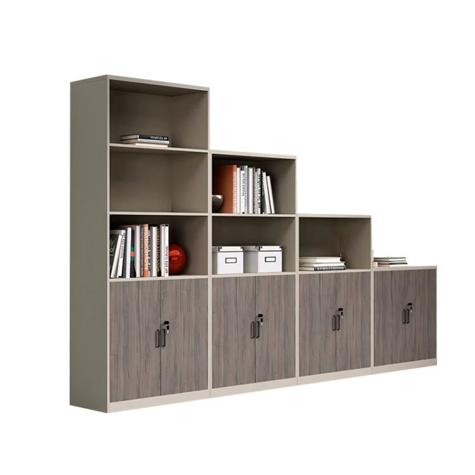 Simple Modern Walnut Office File Cabinets with Key Lock and Dividers CWG-K061