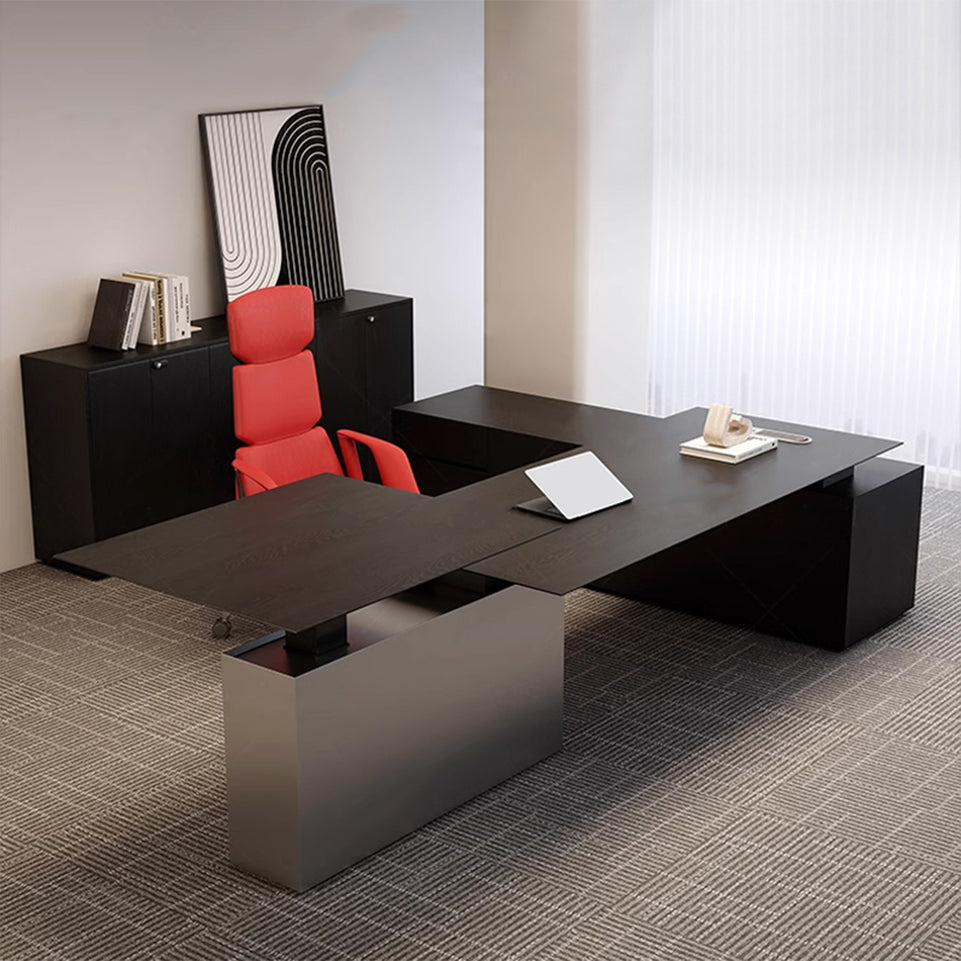 Futuristic Executive Office Desk With Smart Lift And Ample Storage LBZ-2176