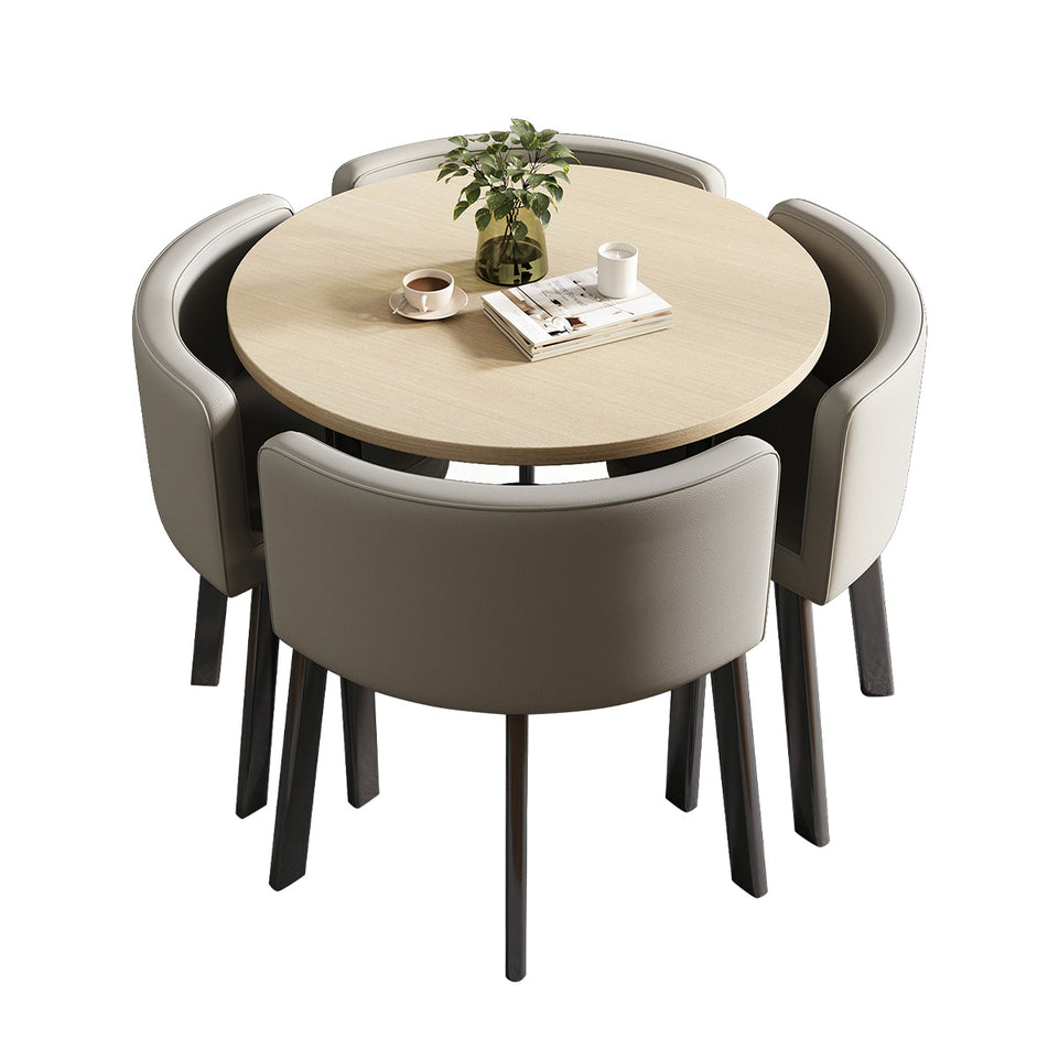 Curved Conference Table 31-39 in Wide (2.6-3.2 ft) with Wood Finish & Lumbar Support