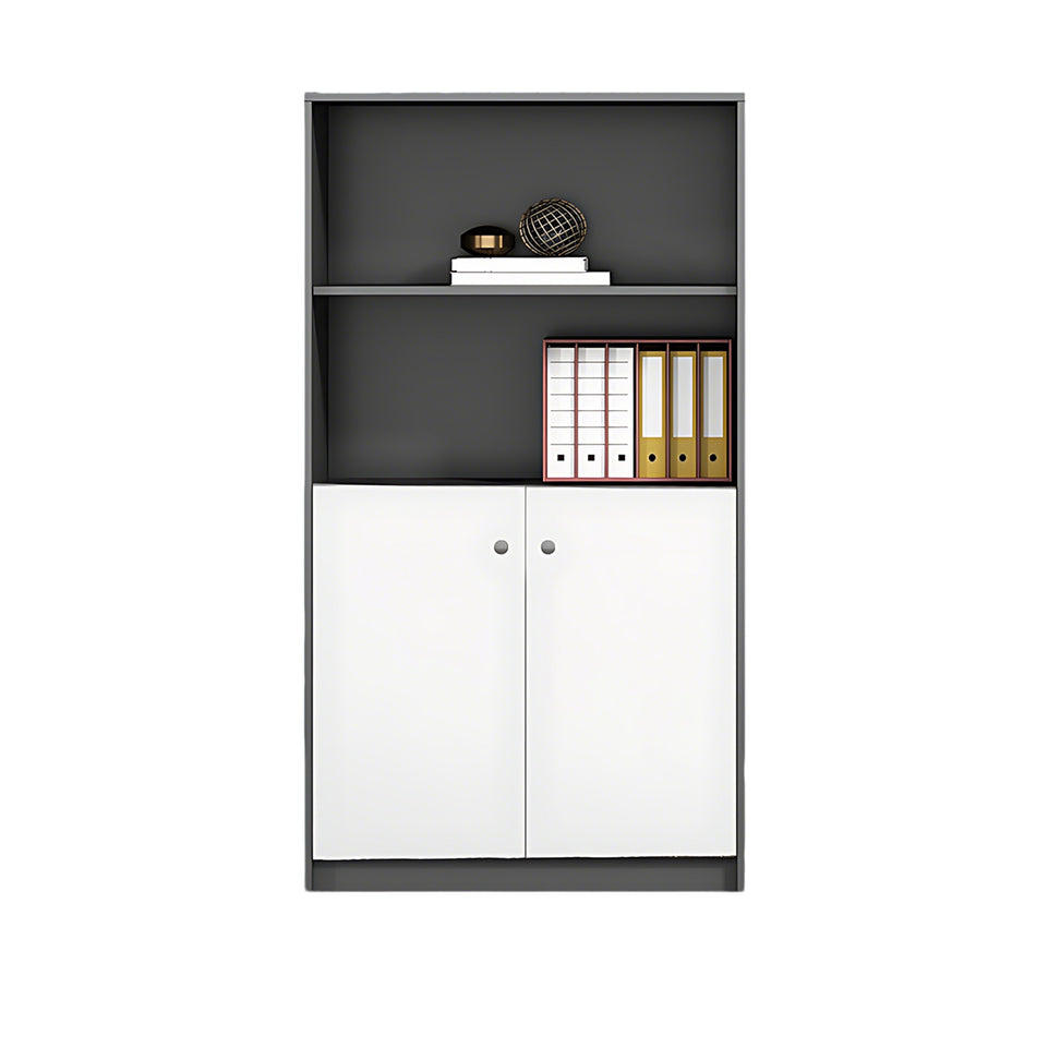 File Cabinet 31-79 in Tall with U-Shaped & Solid Wood for Office