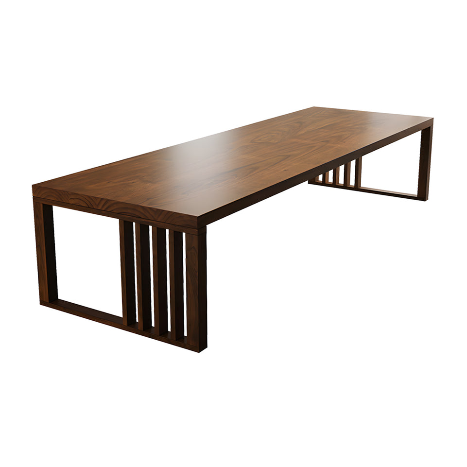 Classic Solid Wood Conference Table Spacious Meeting Room Desk HYZ-1054