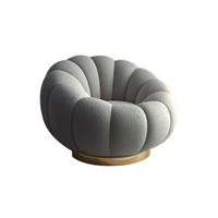 Cream Style Lazy Sofa Reclining Sleepy Pumpkin Sofa Chair BSF-2066