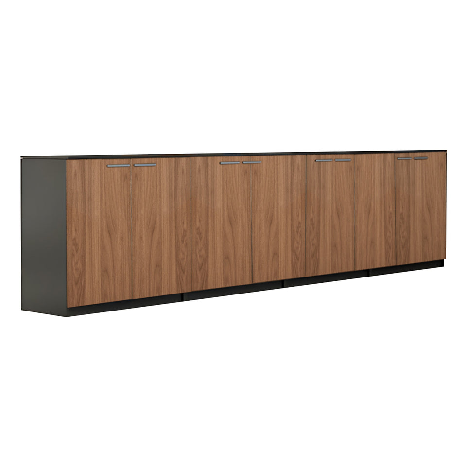 Office partition cabinet black and white storage cabinet WJG-1011