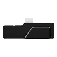 Corner Arc-Edge Straight Minimalist Reception Desk With Keyboard Tray, Cabinets, And Drawers For Hotels JDT-1074