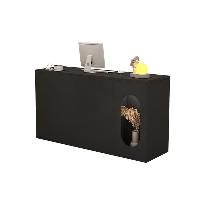 Window Display Small Front Desk with Storage for Barber Shops JDT-10143