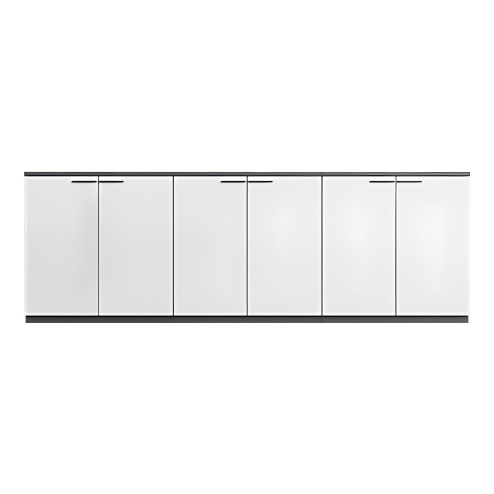 Office partition cabinet black and white storage cabinet WJG-1011