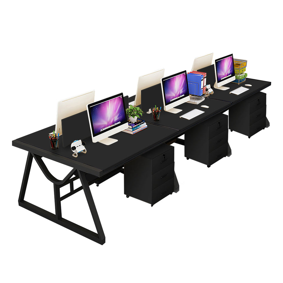 Minimalist Face-to-Face Office Desk with Mobile Storage Cabinet BGZ-2020