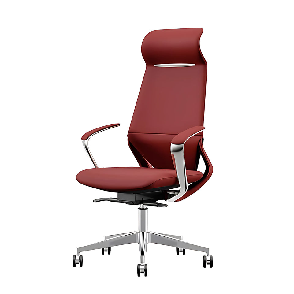 Luxury Electric Executive Desk with Dual Smart Outlets & Wireless Charging for Modern Offices LBZ-2314