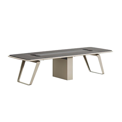 Modern Desk Office Furniture Classic Fashion Conference Table Steel Leg Desk HYZ-1042