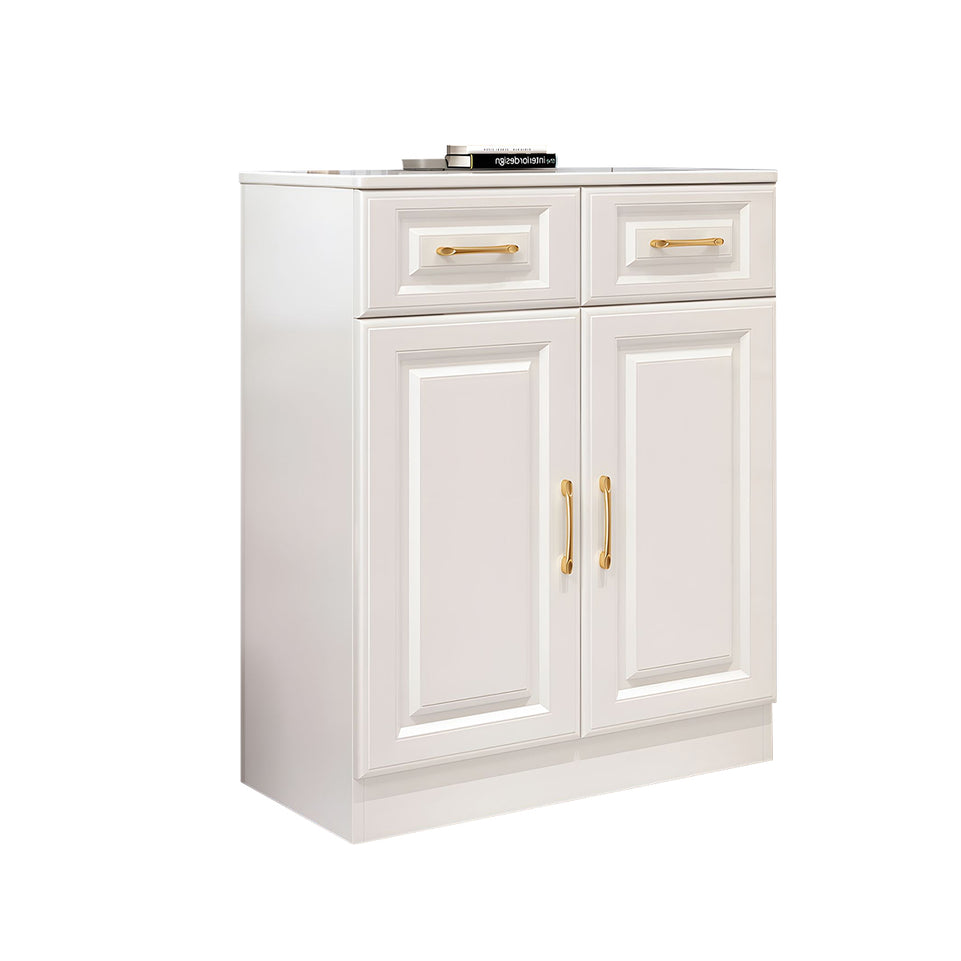 Sleek Contemporary Wooden Entryway Shoe Cabinet For Hallways And Living Rooms With Adjustable Shelves CWG-2162