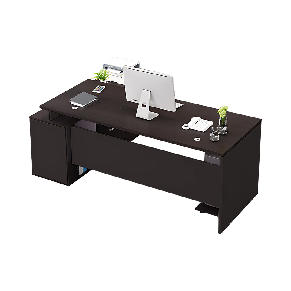 Sleek And Versatile Executive Desk With Secure Storage And Smooth Finish LBZ-2145