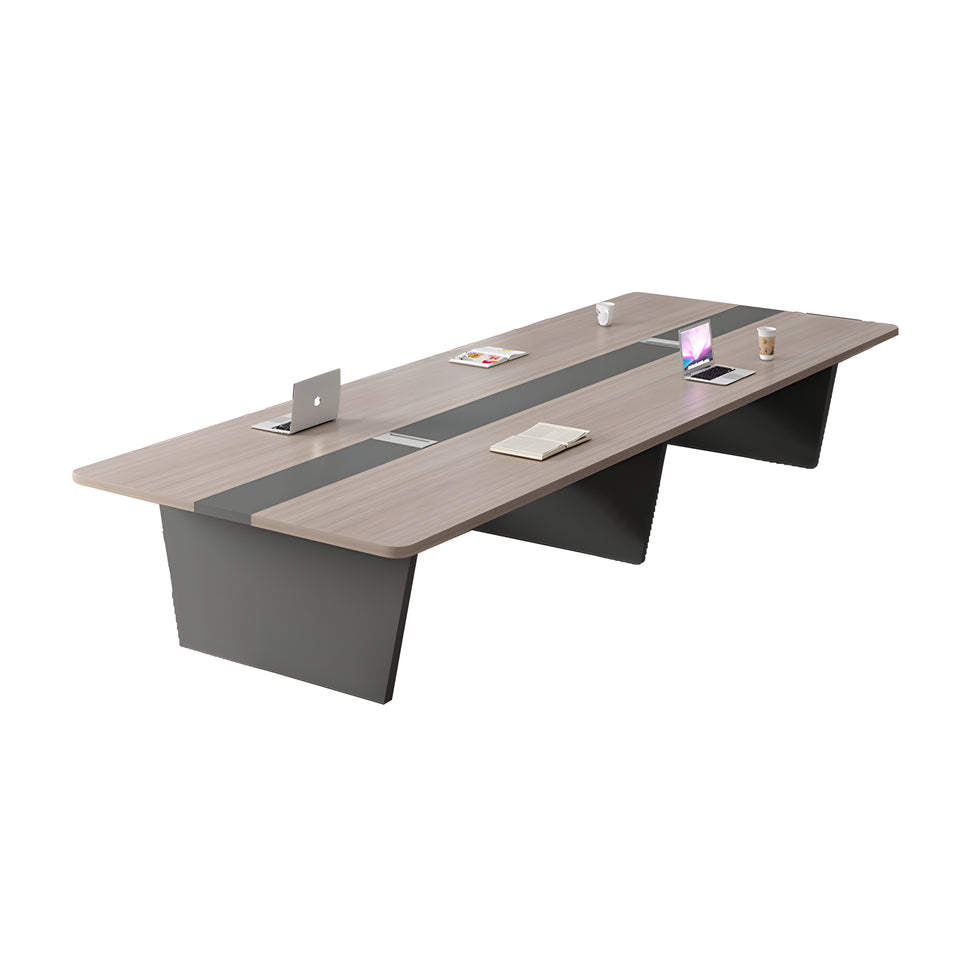 Modern Rectangular Conference Table with Cable Management Box for Office HYZ-7182(In Stock)