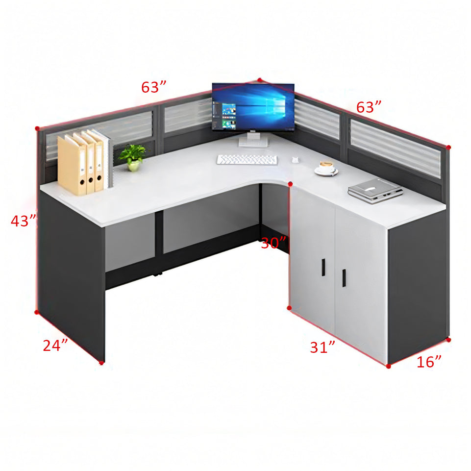 Versatile Workstation with Foldable Napping Bed – Modern Office Desk and Chair Combo BGZ-K001