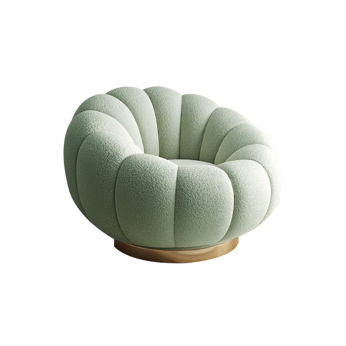 Cream Style Lazy Sofa Reclining Sleepy Pumpkin Sofa Chair BSF-2066