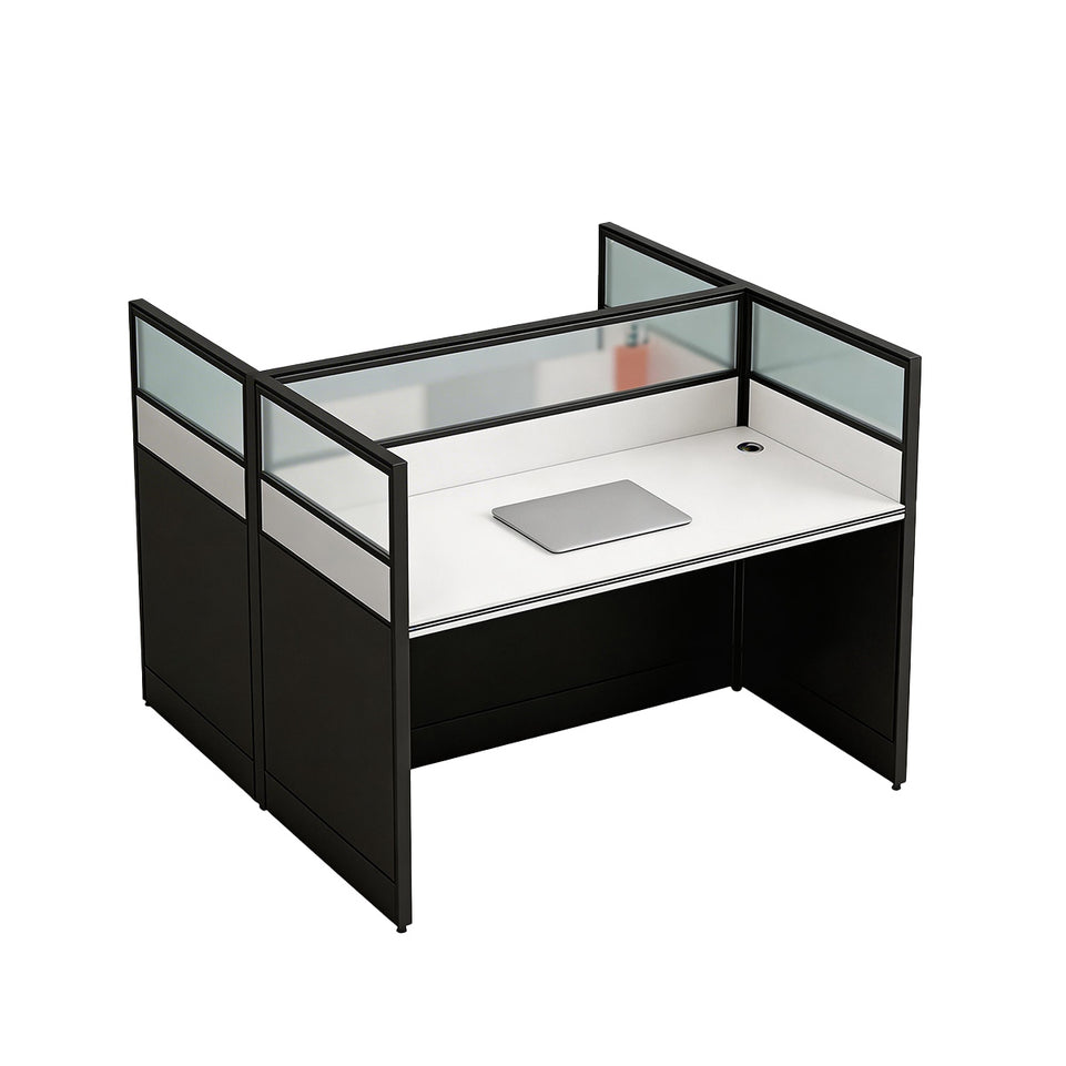 Efficient Office Setup: Modern Staff Desk and Chair Set with Computer Desk BGZ-006