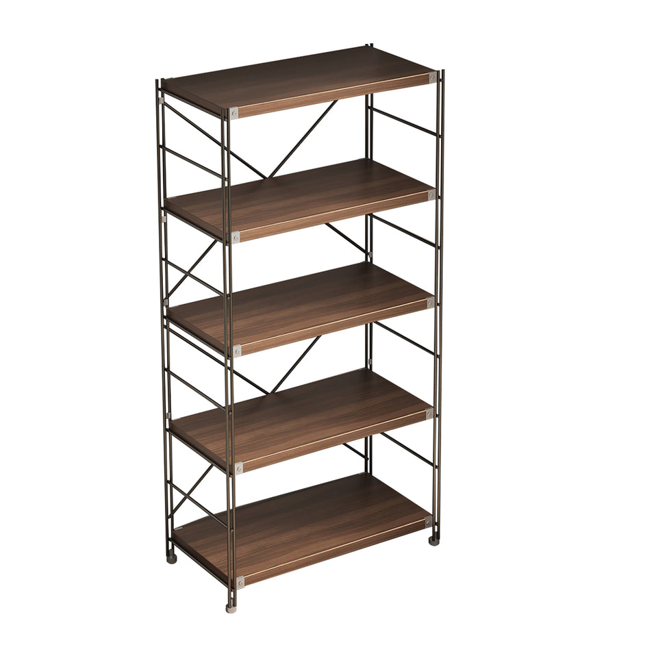 Modern Steel Frame Storage Rack with Adjustable Foot Pads for Living Room or Kitchen CWG-2077(In Stock)