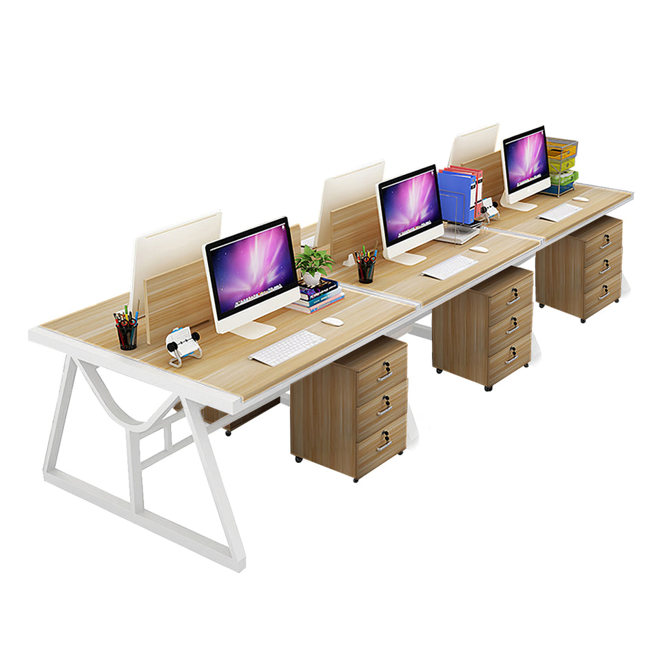 Minimalist Face-to-Face Office Desk with Mobile Storage Cabinet BGZ-2020