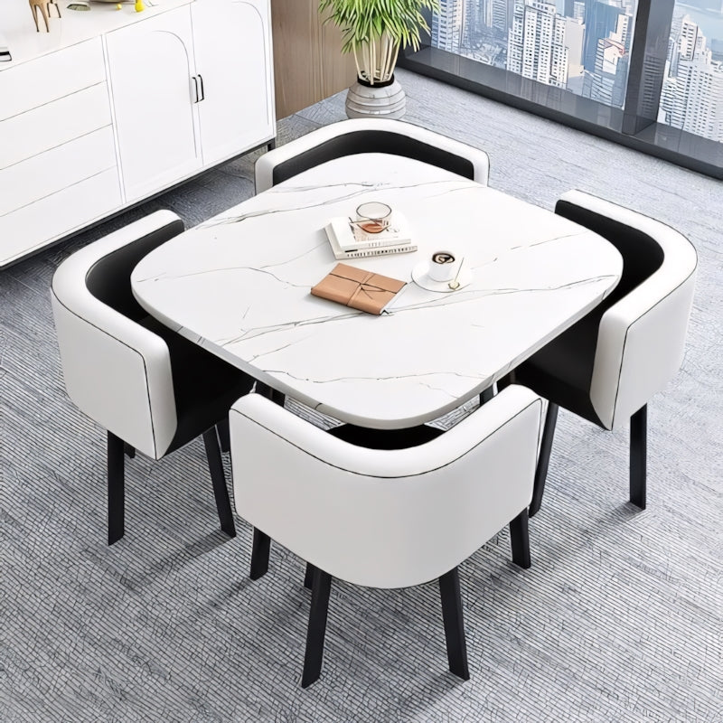 Modern Minimalist Style Small Meeting Table and Chair Set JDZH-009