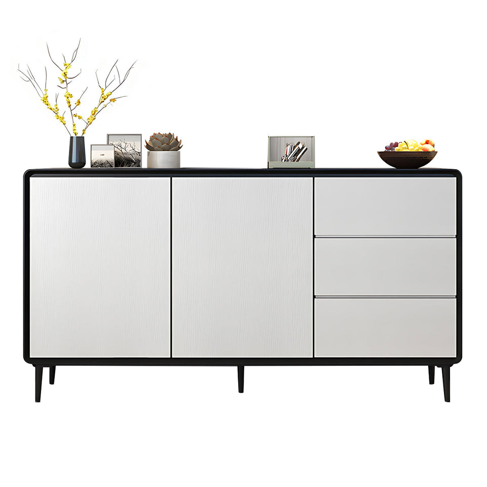 Storage cabinet in black + white color option
