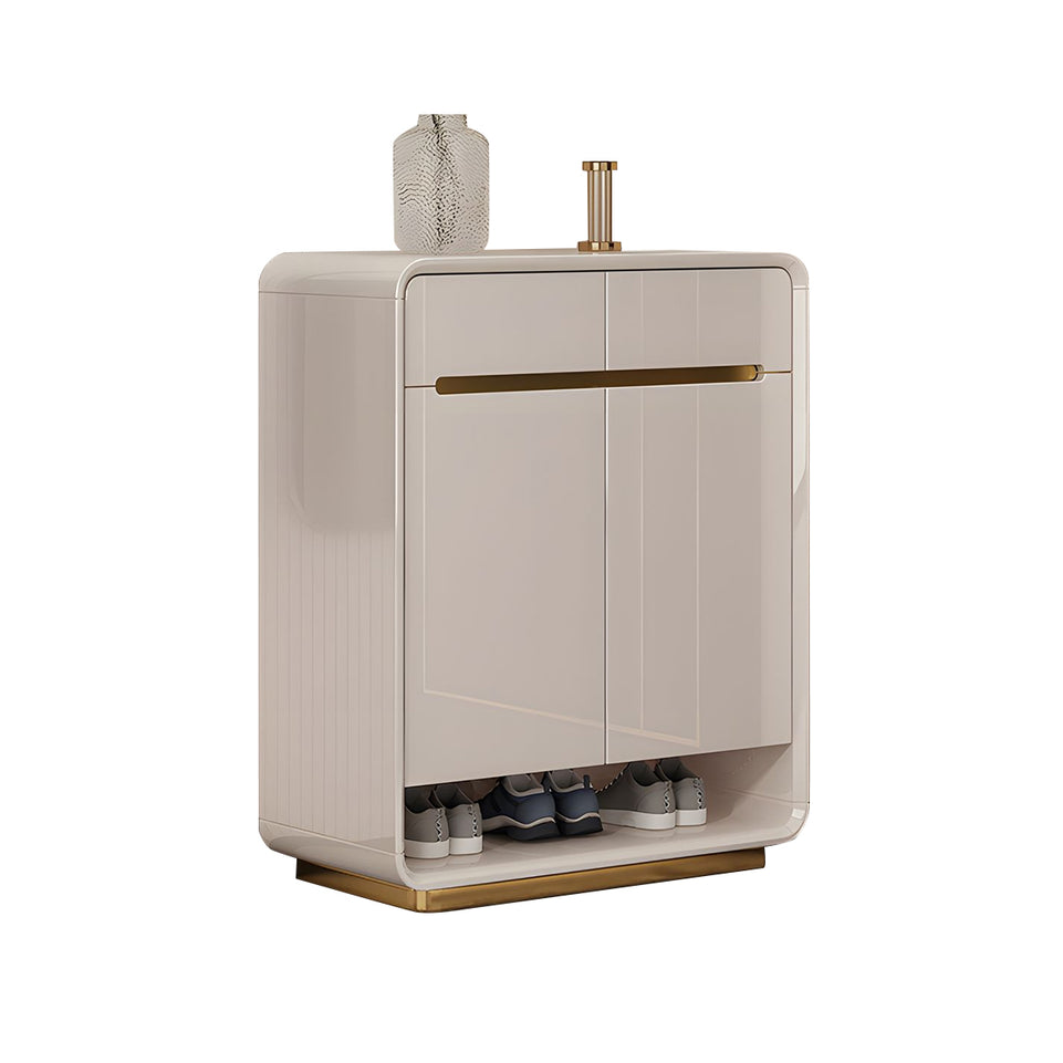 Luxury High-End Shoe Cabinet With Spacious Storage – Modern Glossy Lacquered Entryway Organizer CWG-2160