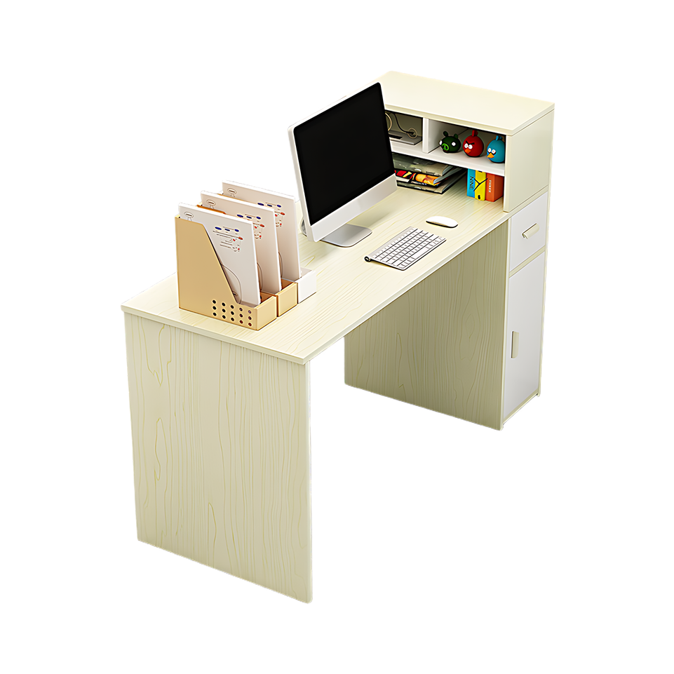 Sturdy And Spacious Office Desk With Thickened Tabletop And Ample Storage BGZ-2033