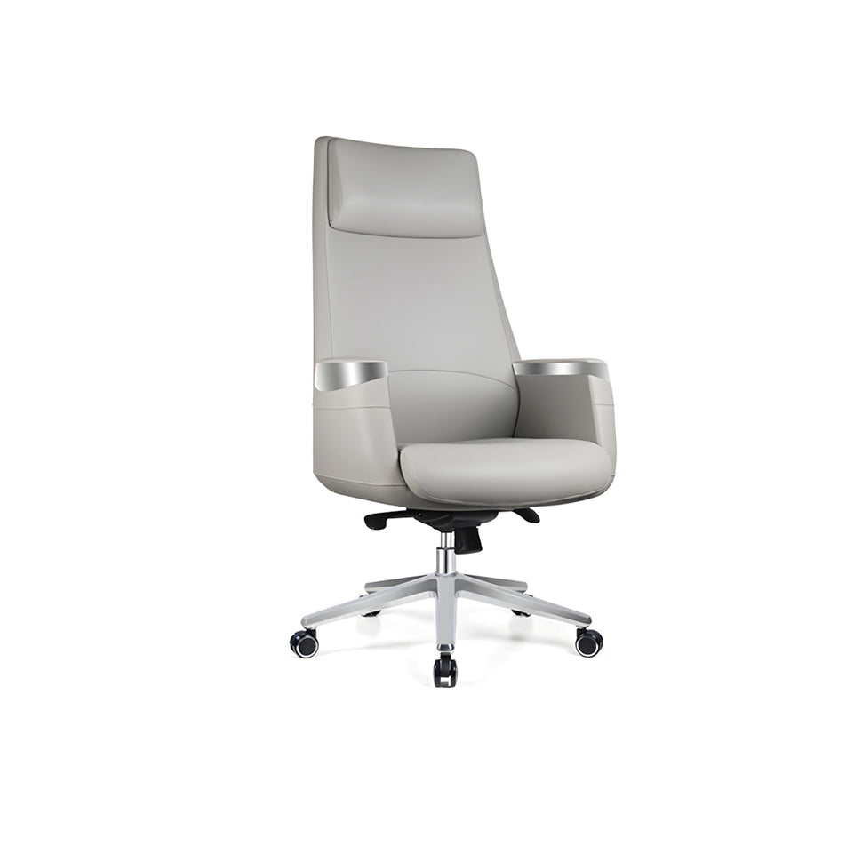 Luxury L-Shaped Executive Desk with Large Storage Cabinet & Password Lock for High-End Offices LBZ-2160