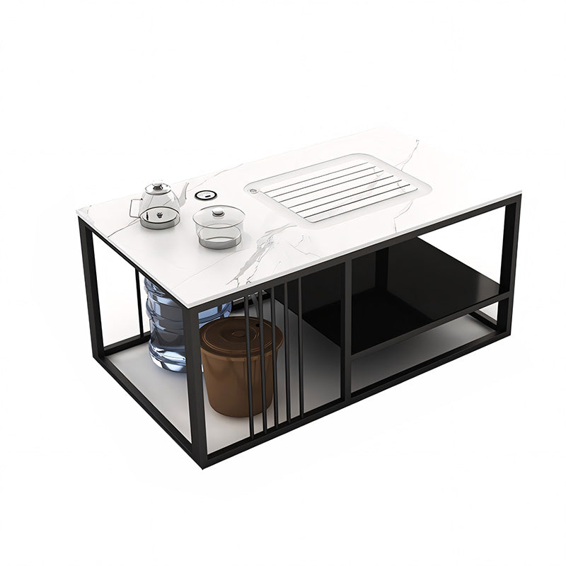 Ergonomic Stylish Gray Leather Office Sofa for Reception JDSF-K028