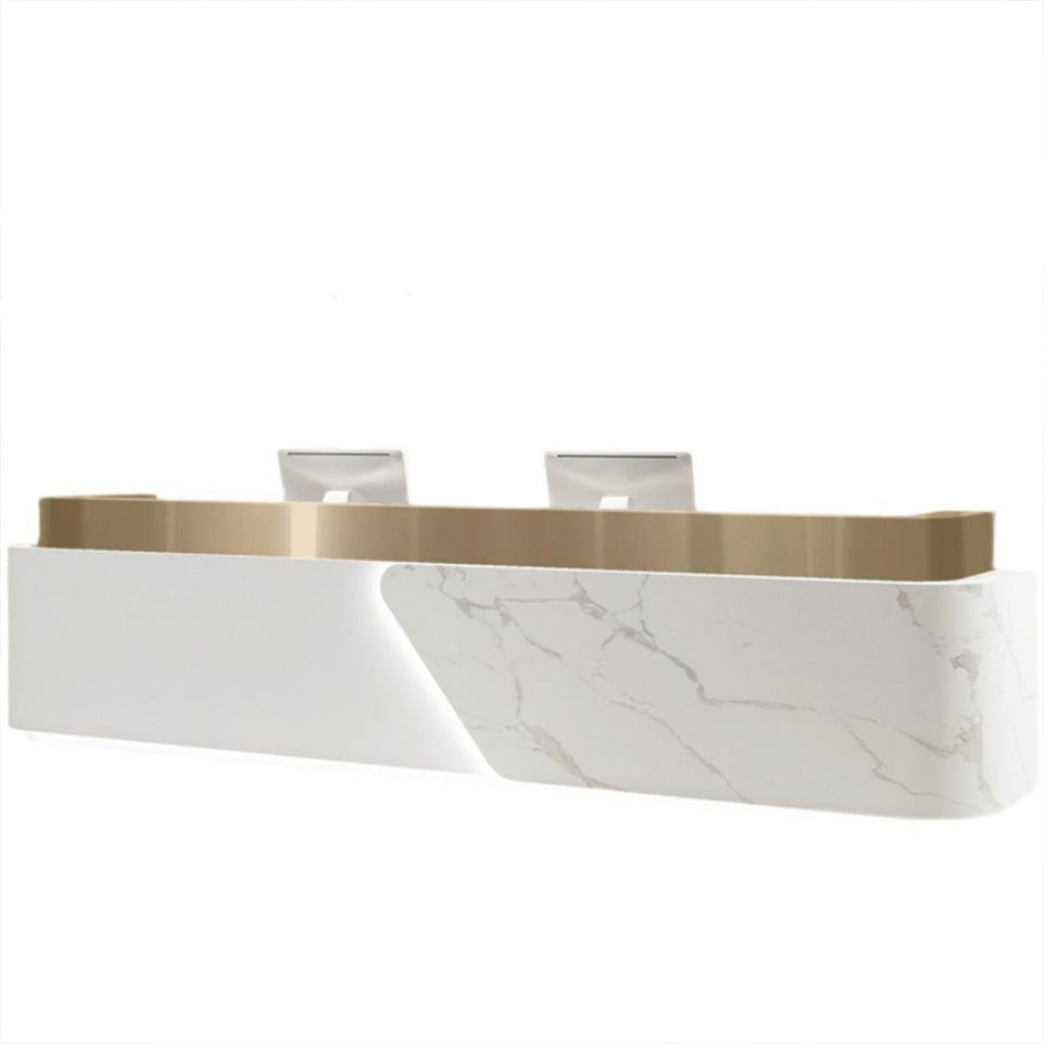 Versatile and Chic Lacquered Reception Desk for Corporate Front Desks and Hotel Reception Counters JDT-1031