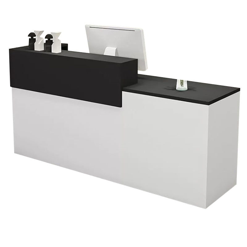 Modern Straight Versatile Front Desk with Versatile Storage and Custom for Offices JDT-1098