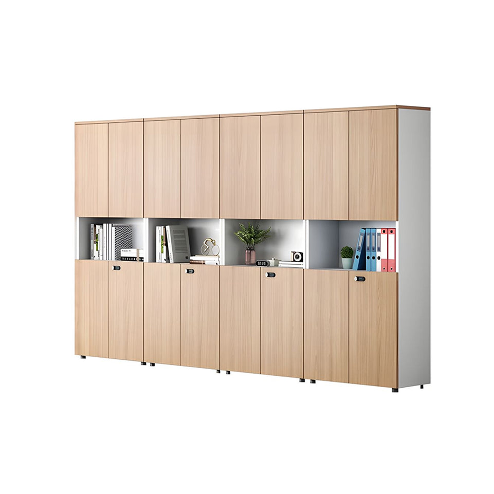 Sleek Durable Lockable Floor-Standing Office Filing Cabinet With Adjustable Shelves For Secure Document Storage WJG-2167