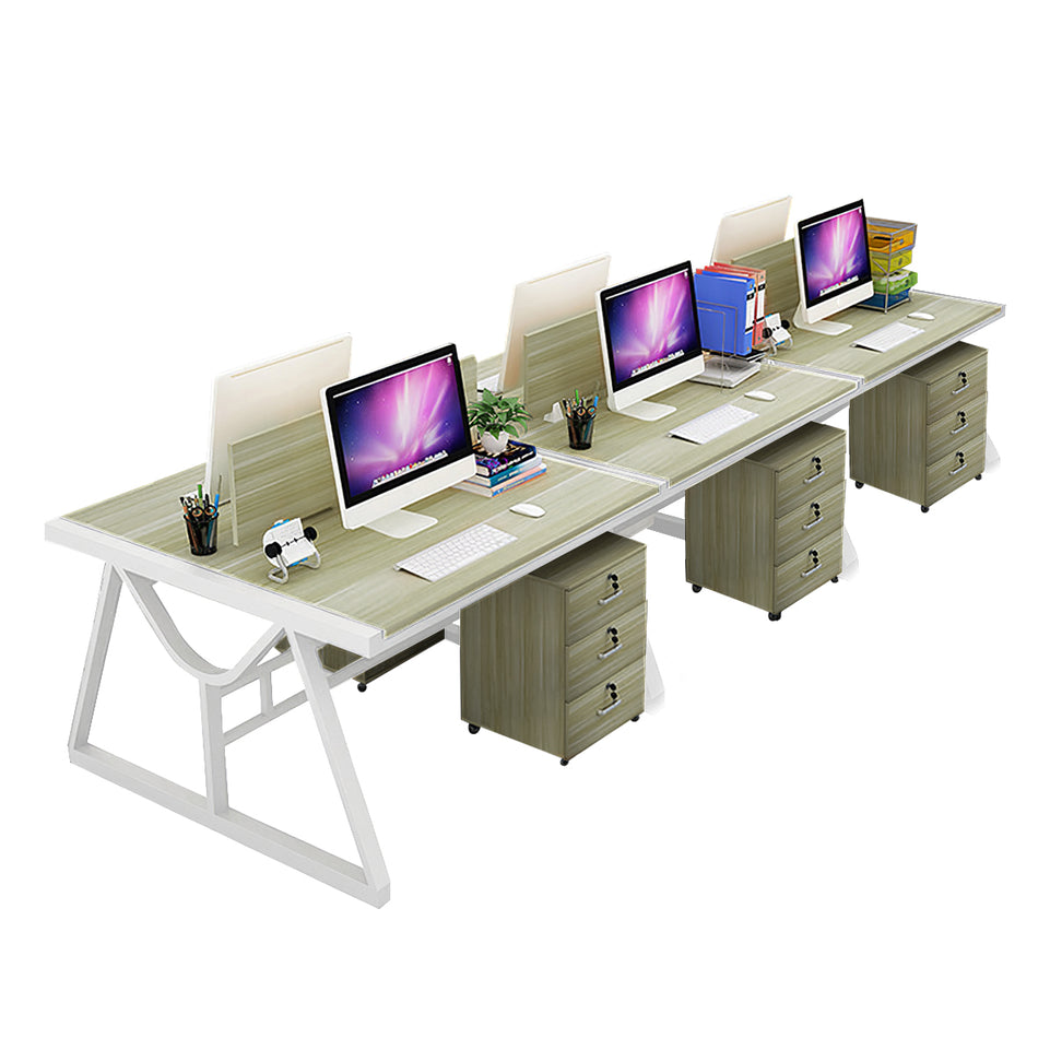 Minimalist Face-to-Face Office Desk with Mobile Storage Cabinet BGZ-2020