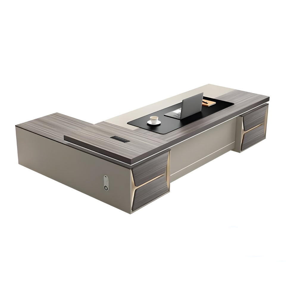Minimalist Modern Executive Desk For Managers And Leaders LBZ-10128