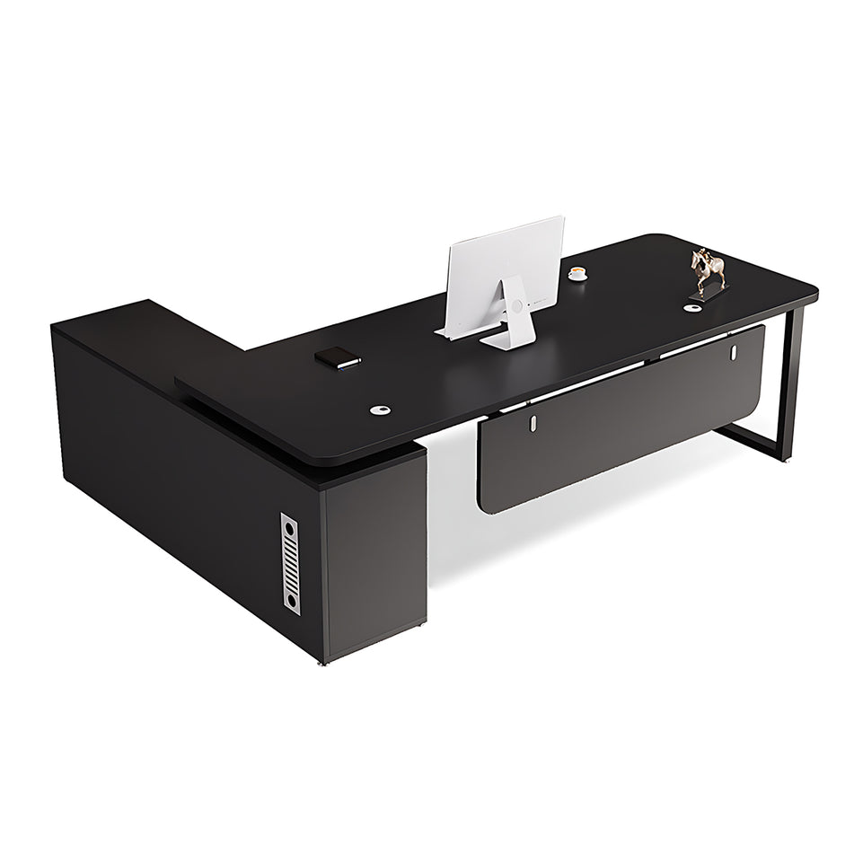 Executive Office Desk Set Modern Design Spacious Functional LBZ-2131