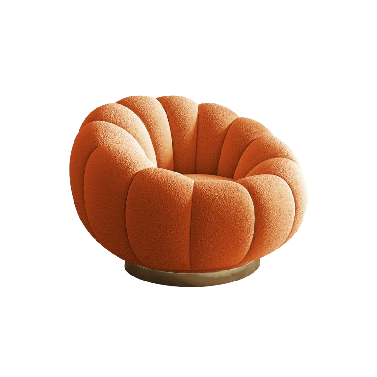 Cream Style Lazy Sofa Reclining Sleepy Pumpkin Sofa Chair BSF-2066