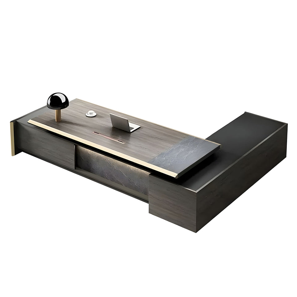 Simple modern atmospheric boss desk new Chinese Upscale Boss Desk LBZ-10116