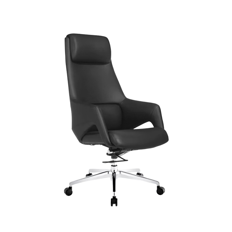 Premium Executive Leather Office Chair Adjustable Recline Breathable Design High Density Foam Seat BGY-2063