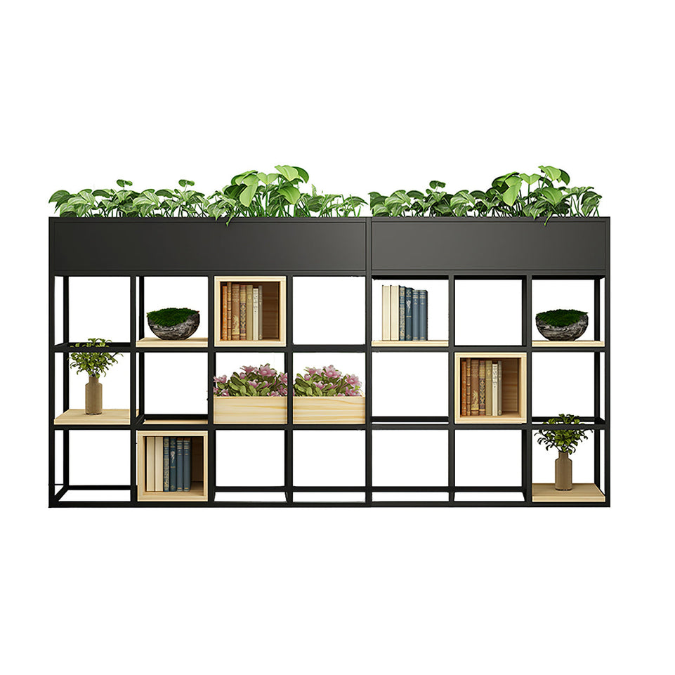 Multi-Functional Iron Frame Divider Storage Shelf for Offices & Living Room CWG-2053