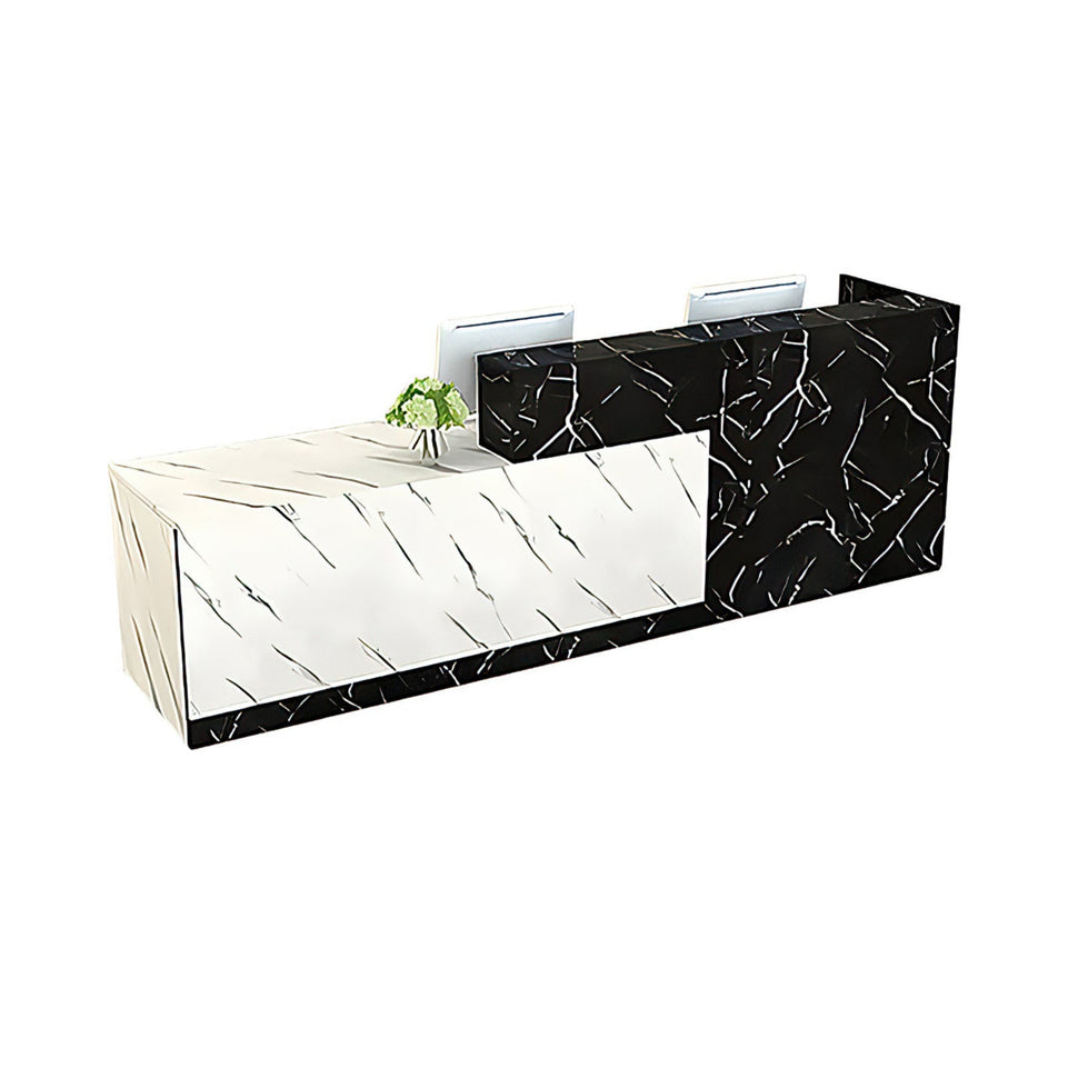 Two-Tone Modern Reception Desk JDT-047