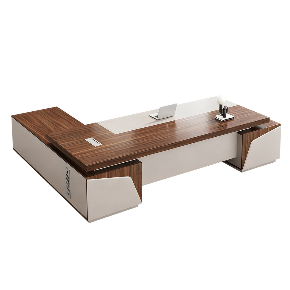 Stylish Executive Desk and Chair Set Thickened Computer Office Desk LBZ-1036